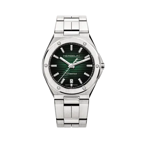 CAP CAMARAT – AUTOMATIQUE DATE – ACIER & VERT – Image 2