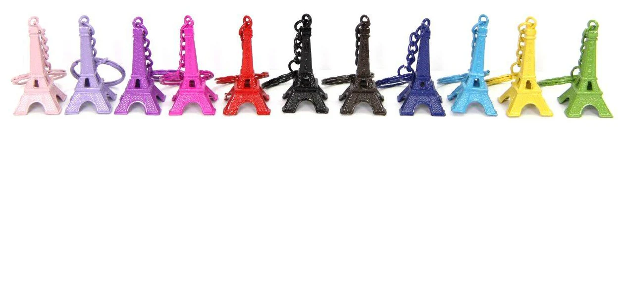 Porte-clés Tour Eiffel couleur – Image 3
