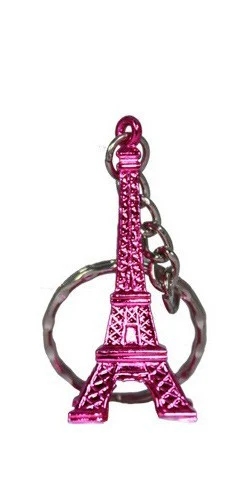 Porte clés tour Eiffel rose – Image 2