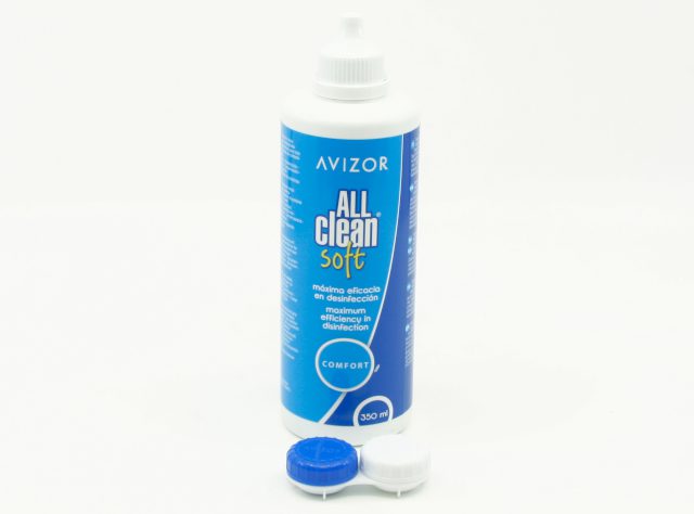 All Clean Soft 350 ml Solution d’entretien multifonctions pour lentilles souples – Avizor – Image 2