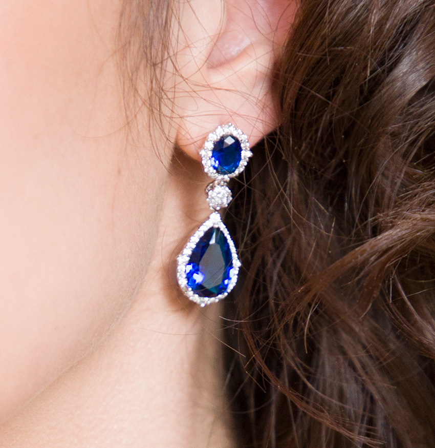 Boucles d’oreilles mariage diamantées élégantes cristal Zircone « Annabelle » – Image 5
