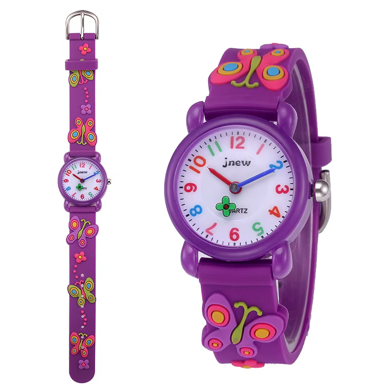 Montre Fille Papillon à Quartz