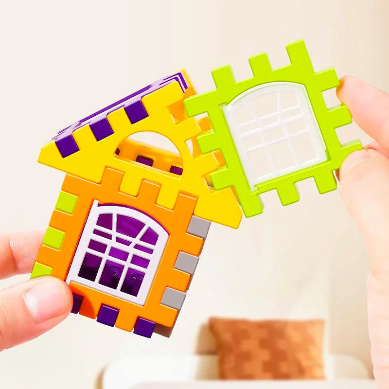 Blocs de Construction Puzzle Éducatifs Colorés – Image 3