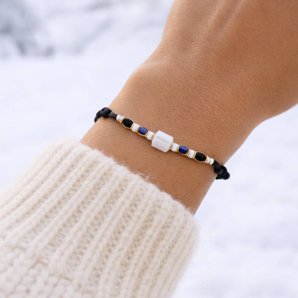 Bracelet duo perles Amour Calypso – Image 2