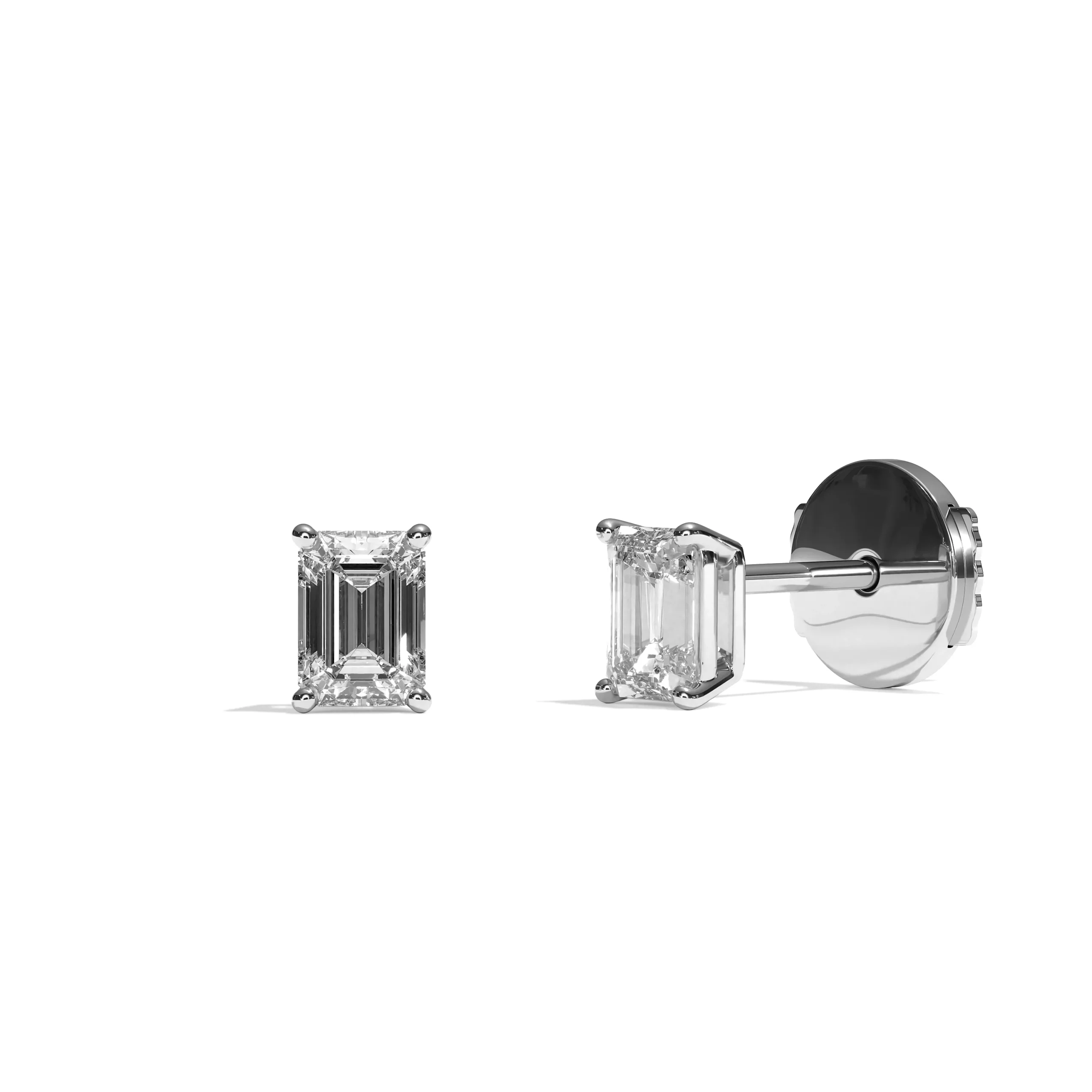 Puces Diamant Taille Emeraude - La Captivante – Image 6